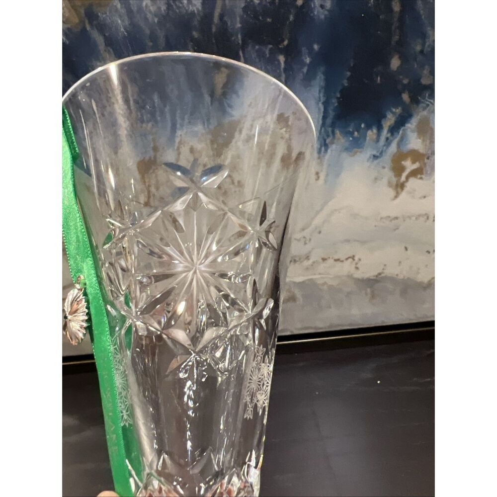 Waterford Snowflake Wishes Courage 2nd Edition Champagne Flute / See Details - Picture 9 of 11
